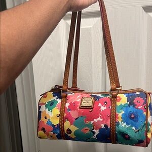 Dooney and Bourke Floral Barrel Bag